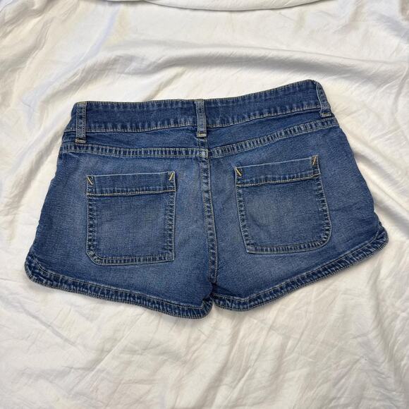 Micro mini jean shorts low rise blue - Picture 7 of 7